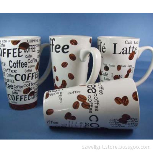 Porcelain Conical Coffee Mug 16oz